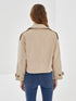 LC Waikiki Women's Jacket Collar Plain Trench Coat